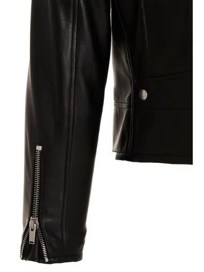 Shop Saint Laurent 'classic Motorcycle' Nail In Black