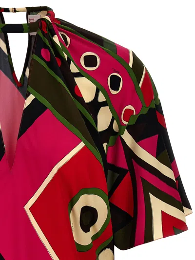 Pucci Vivara Print Top In Multicolor