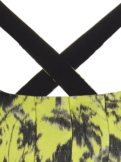 Philosophy Di Lorenzo Serafini Print Cropped Top In Multicolor