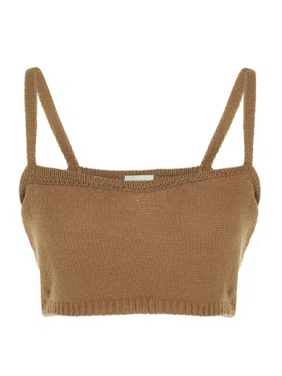 Mixik 'ailen' Top In Beige