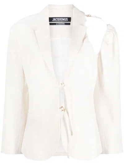 Jacquemus La Veste Filu Blazer In White
