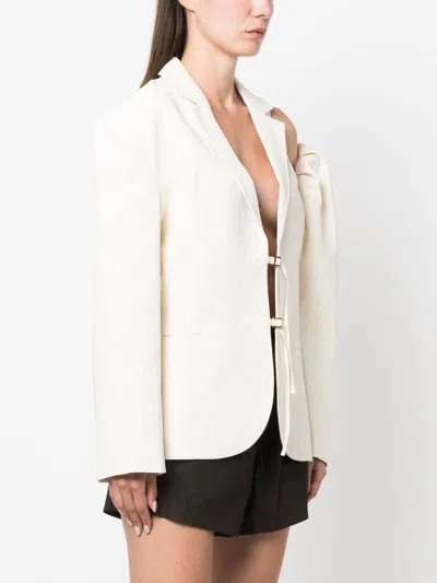 Jacquemus La Veste Filu Blazer In White