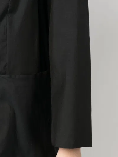 Erika Cavallini Oversized Single-breasted Blazer In Black