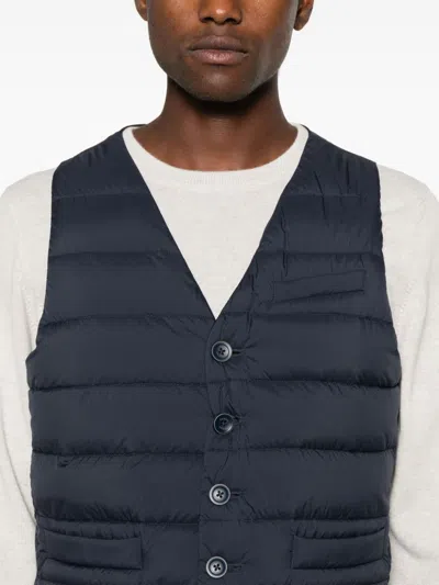 Shop Herno Il Panciotto Down Vest In Blue