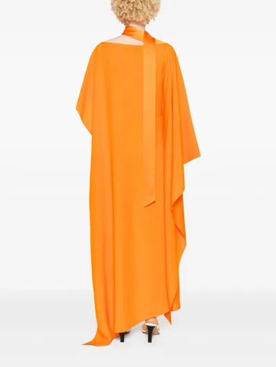 Shop Taller Marmo Pre Trebbia Asymmetric Kaftan In Orange