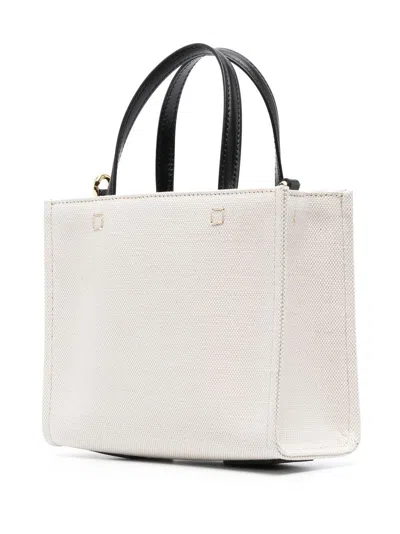 Givenchy G-tote Canvas Mini Tote Bag In 浅褐色的