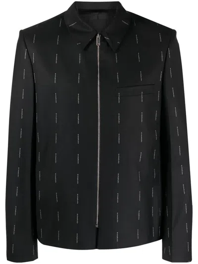 Givenchy Wool Zipped Jacket In Black