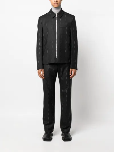 Givenchy Wool Zipped Jacket In Black