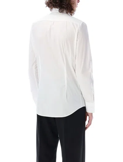 Dsquared2 Poplin Cotton Shirt With Spread Collar In White