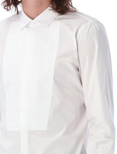 Dsquared2 Poplin Cotton Shirt With Spread Collar In White