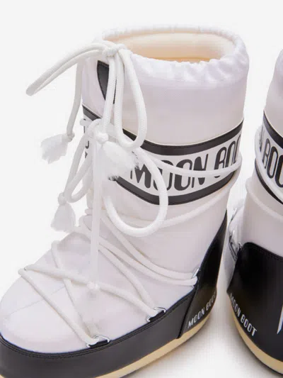 Moon Boot Kids Icon Boots In White