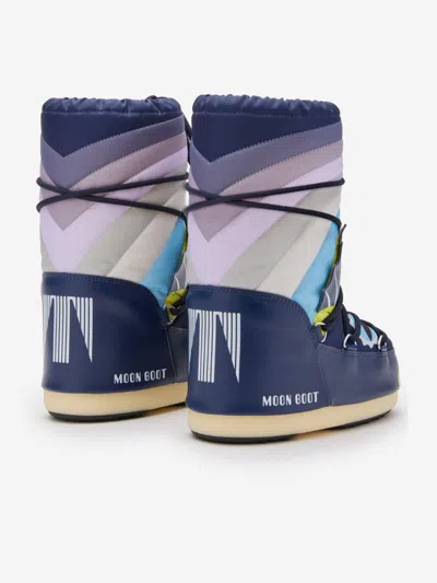 Moon Boot Icon Dragon Snow Boots In Blue
