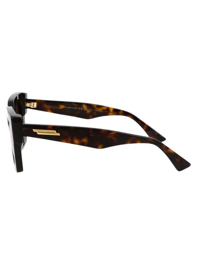 Shop Bottega Veneta Sunglasses In Brown