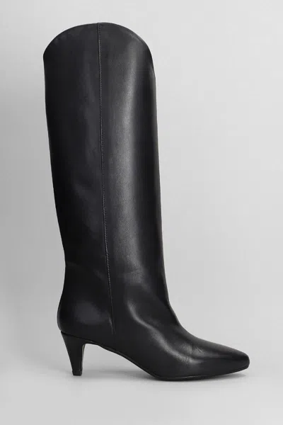 Gisel Moire 60mm Gitana Boots In Black