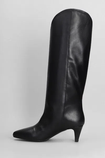 Gisel Moire 60mm Gitana Boots In Black