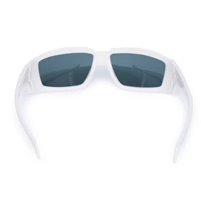 Rick Owens Drkshdw Rectangle-frame Sunglasses In Cream/black