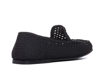 Dolce & Gabbana Crochet Slippers In Black