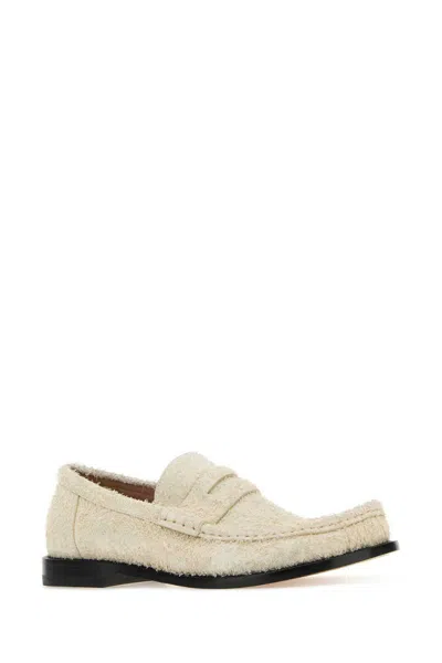 Shop Loewe Loavers In Canvas