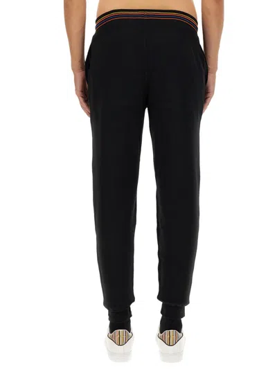 Shop Paul Smith Cotton Sweatpants In Black