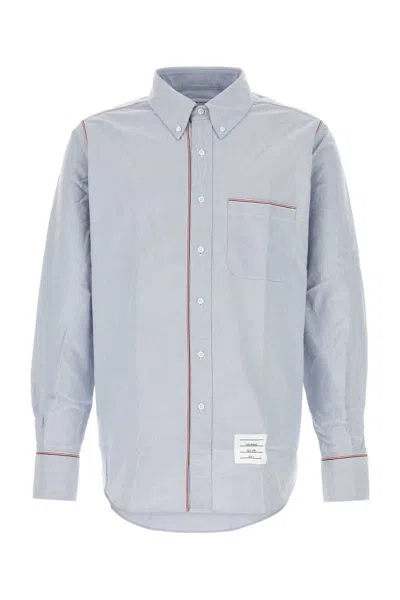 Shop Thom Browne Shirts In Blue