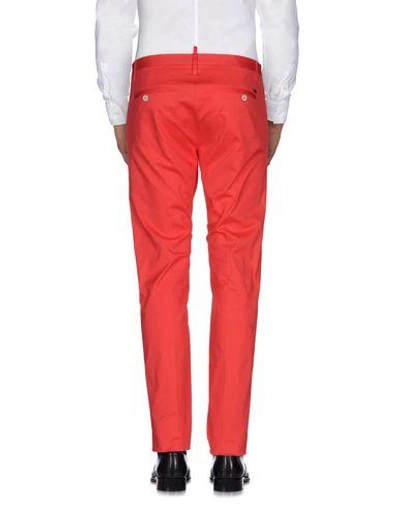 Shop Dsquared2 Casual Pants In Coral