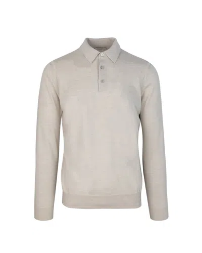 Shop Paolo Pecora Polo Shirt In Toni Neutri