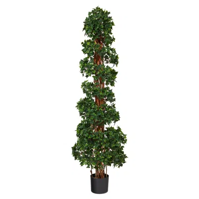 Homplanti 5.5' English Ivy Topiary Spiral Tree Uv (indoor/outdoor)