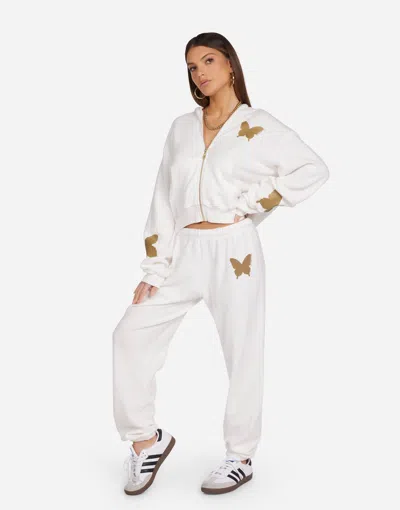 Lauren Moshi Lachelle Gold Butterflies In Milk