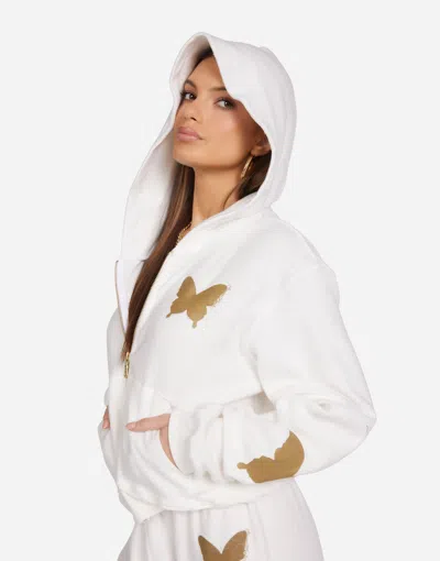 Lauren Moshi Lachelle Gold Butterflies In Milk