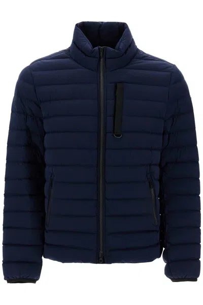 Shop Moose Knuckles Laki Active Flex Down Jacket In Blue