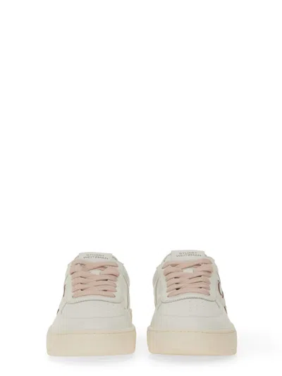 Stuart Weitzman Sneaker With Logo In White