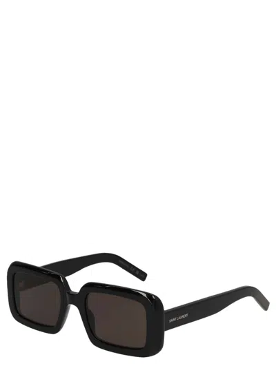 Saint Laurent '534 Sunrise' Sunglasses In Black