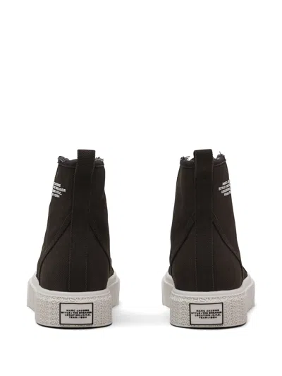 Shop Marc Jacobs The High Top Sneaker In Black