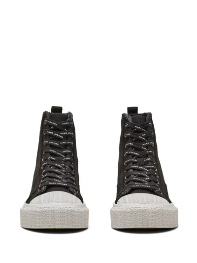 Shop Marc Jacobs The High Top Sneaker In Black