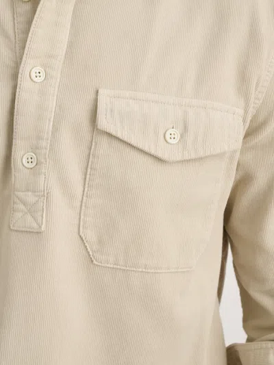 Alex Mill Popover Shirt In Fine Wale Corduroy In Light Putty