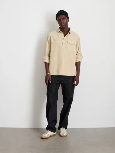 Alex Mill Popover Shirt In Fine Wale Corduroy In Light Putty
