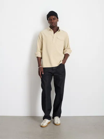 Alex Mill Popover Shirt In Fine Wale Corduroy In Light Putty