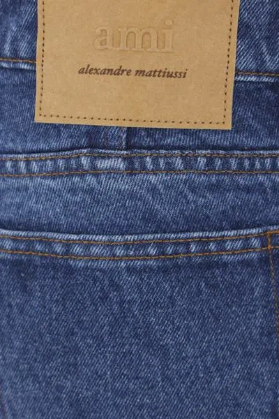 Shop Ami Alexandre Mattiussi Ami Paris Jeans In Used Blue