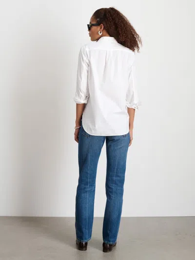 Alex Mill Val Shirt In Poplin In White