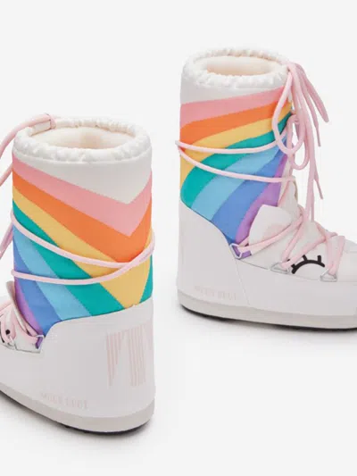 Moon Boot Icon Unicorn Boots In Animal Print