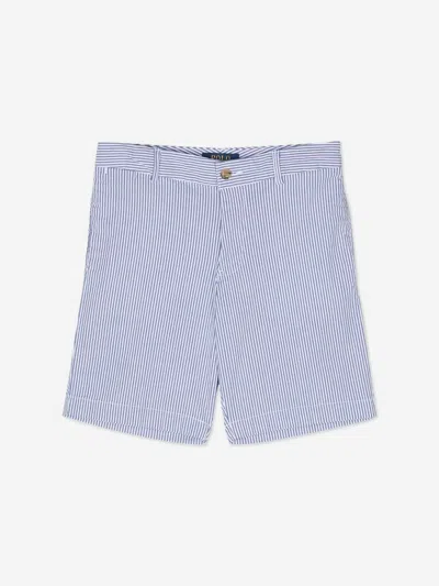 Polo Ralph Lauren Two-tone Striped Bemuda In Blue