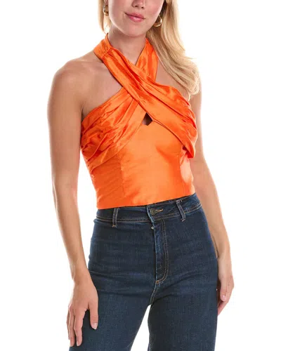 Hutch Suri Halter Top In Orange