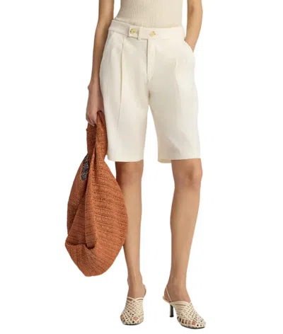 A.l.c A. L.c. Beach Day Linen-blend Pant In White