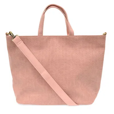 Joy Susan Women's Woven Convertible Shopper Bag In Pink Blossom In Multi