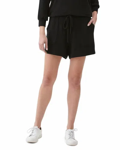 Michael Stars Parker Pocket Drawstring Shorts In Black In Black