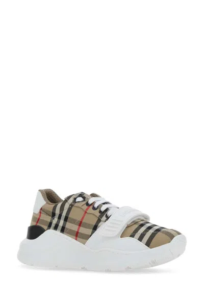 Shop Burberry Sneakers In Multicolor