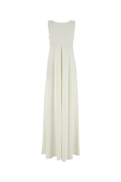 Max Mara White Cady Eschilo Jumpsuit In White