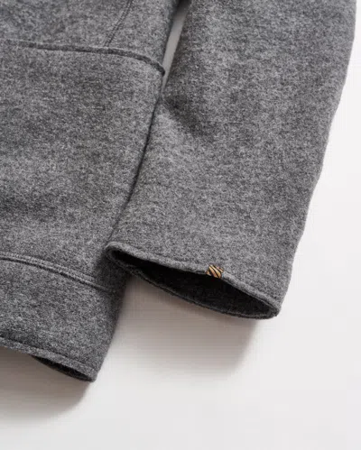 Billy Reid Boiled Wool Sport Coat In Grey Heather