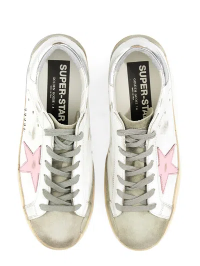 Shop Golden Goose Superstar Sneaker In White