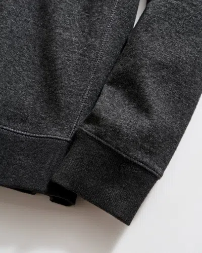 Billy Reid Rib Hoodie Pullover In Black